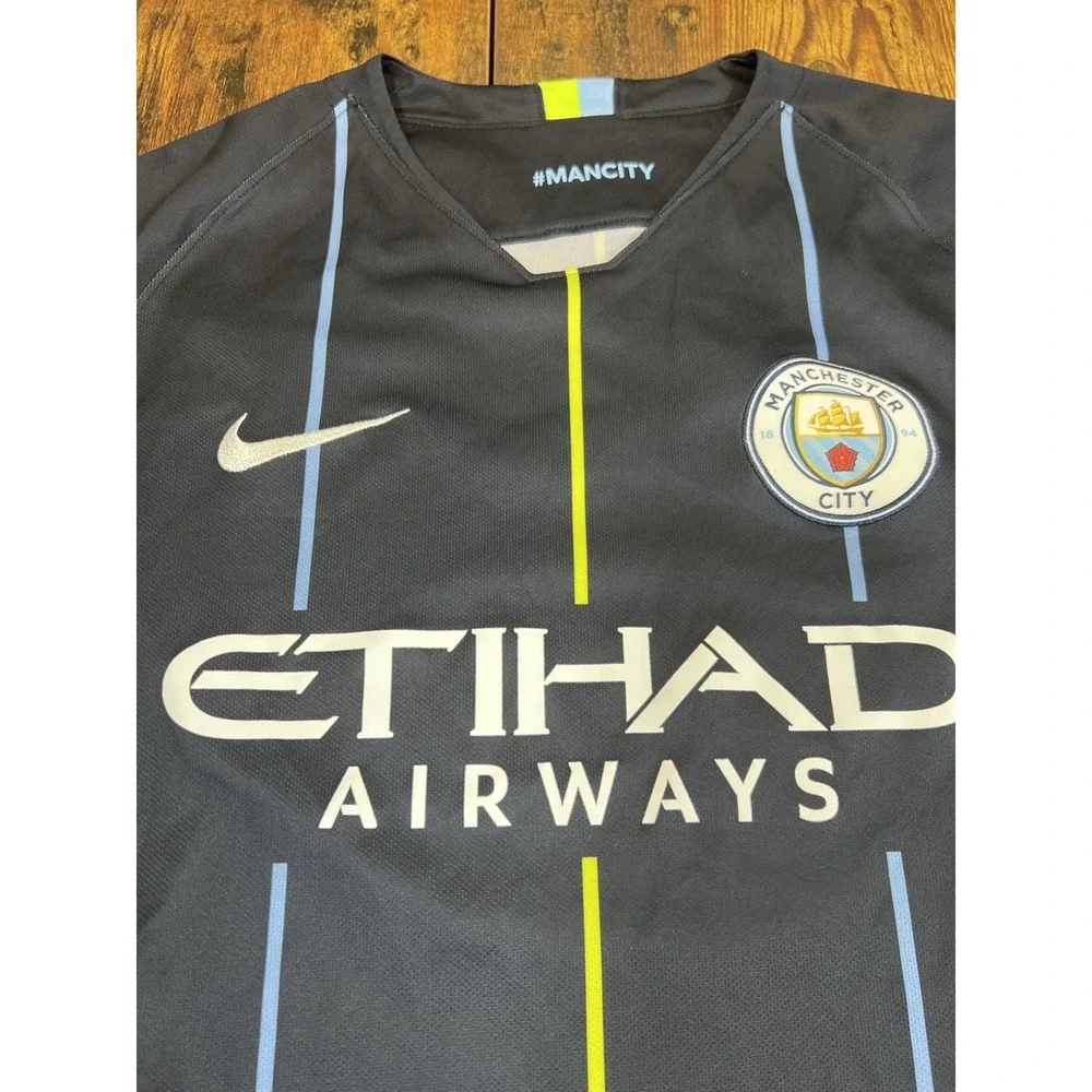 NIKE MANCHESTER CITY 2018/2019 Away Jersey - Men's Medium Authentic